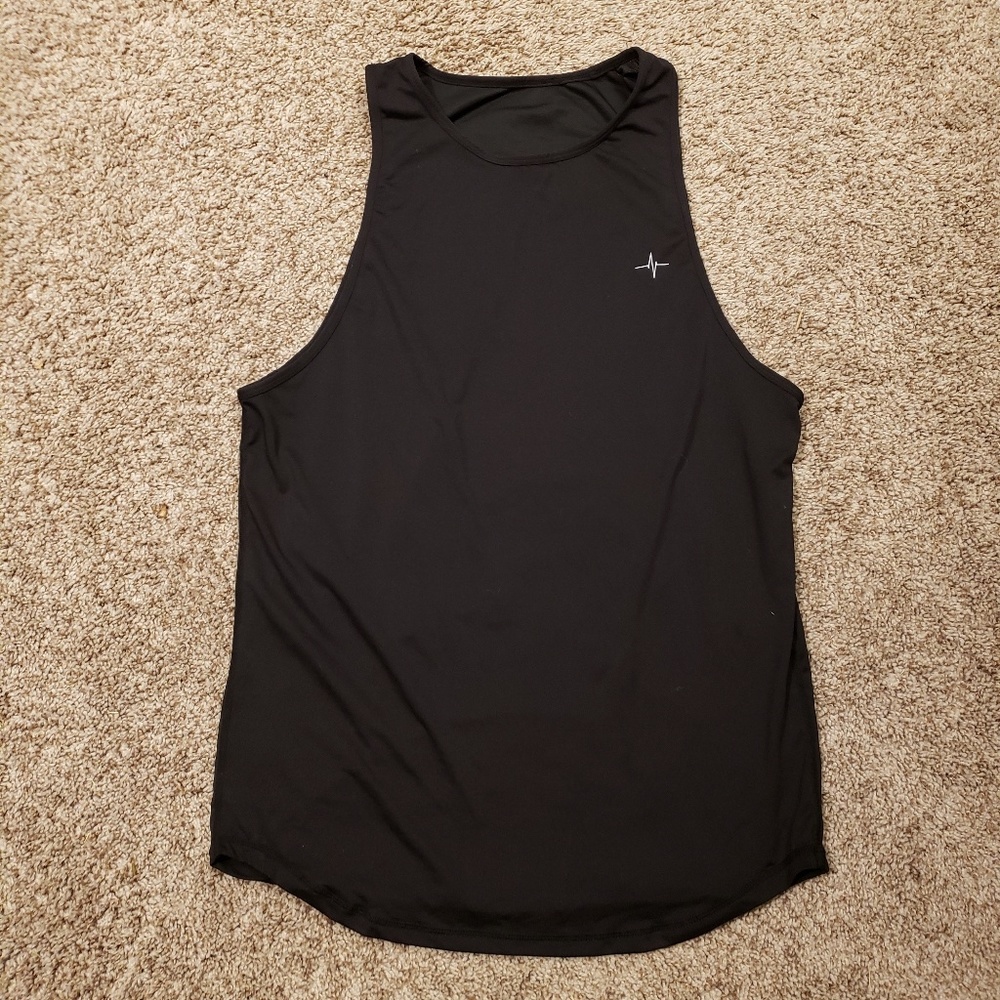 Men's Ethos Black Workout Bro Tank Top